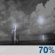 Saturday Night: Showers And Thunderstorms Likely then Chance Showers And Thunderstorms