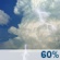 Wednesday: Patchy Fog then Chance Showers And Thunderstorms