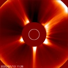 Latest LASCO C2 image of the Sun