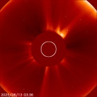 Latest LASCO C2 image of the Sun