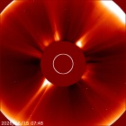 Latest LASCO C2 image of the Sun