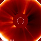 Latest LASCO C2 image of the Sun
