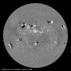 Latest SDO/HMI Magnetogram image of the Sun