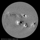 Latest SDO/HMI Magnetogram image of the Sun