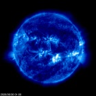 Click for time-lapse image of the sun