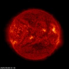 Click for time-lapse image of the sun